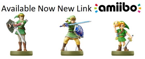 Majoras Mask Skyward Sword And Twilight Princess Link Amiibo Available Now