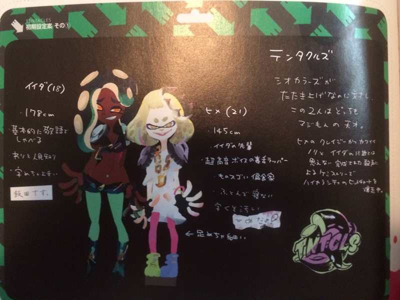 Ages of Marina & Pearl from the Splatoon series.