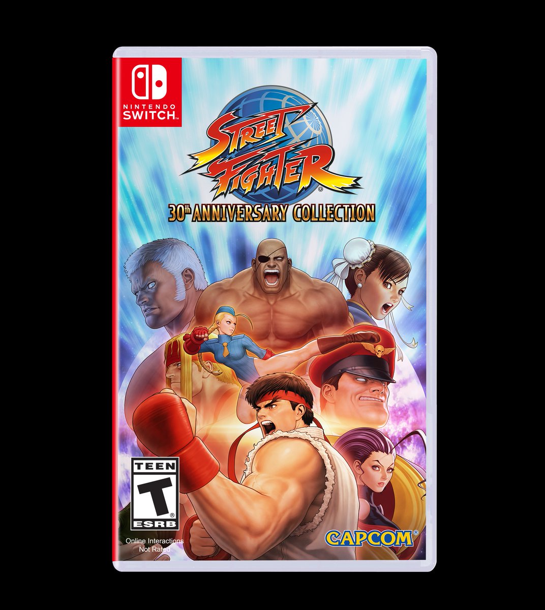 Street Fighter 30th Anniversary Collection Nintendo Switch Box Art