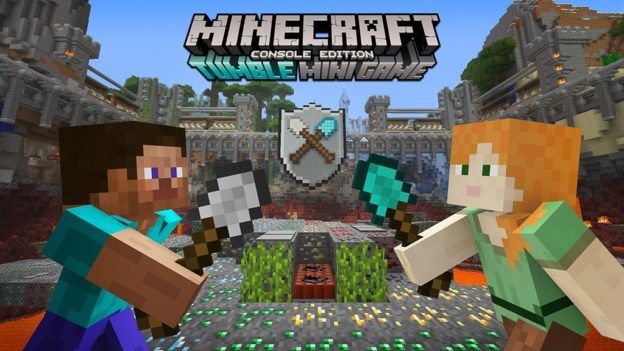 Minecraft Wii U Edition adds Free New Mini Game “Tumble” border= article