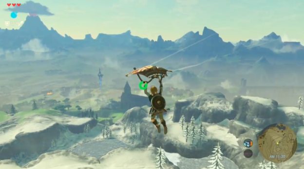New Zelda: Breath of the Wild Video Shows Link Exploring With Paraglider border= article