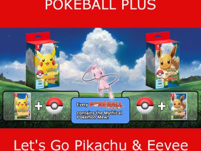 Pokemon Lets Go Pikachu Eevee Poké Ball Plus Bundles