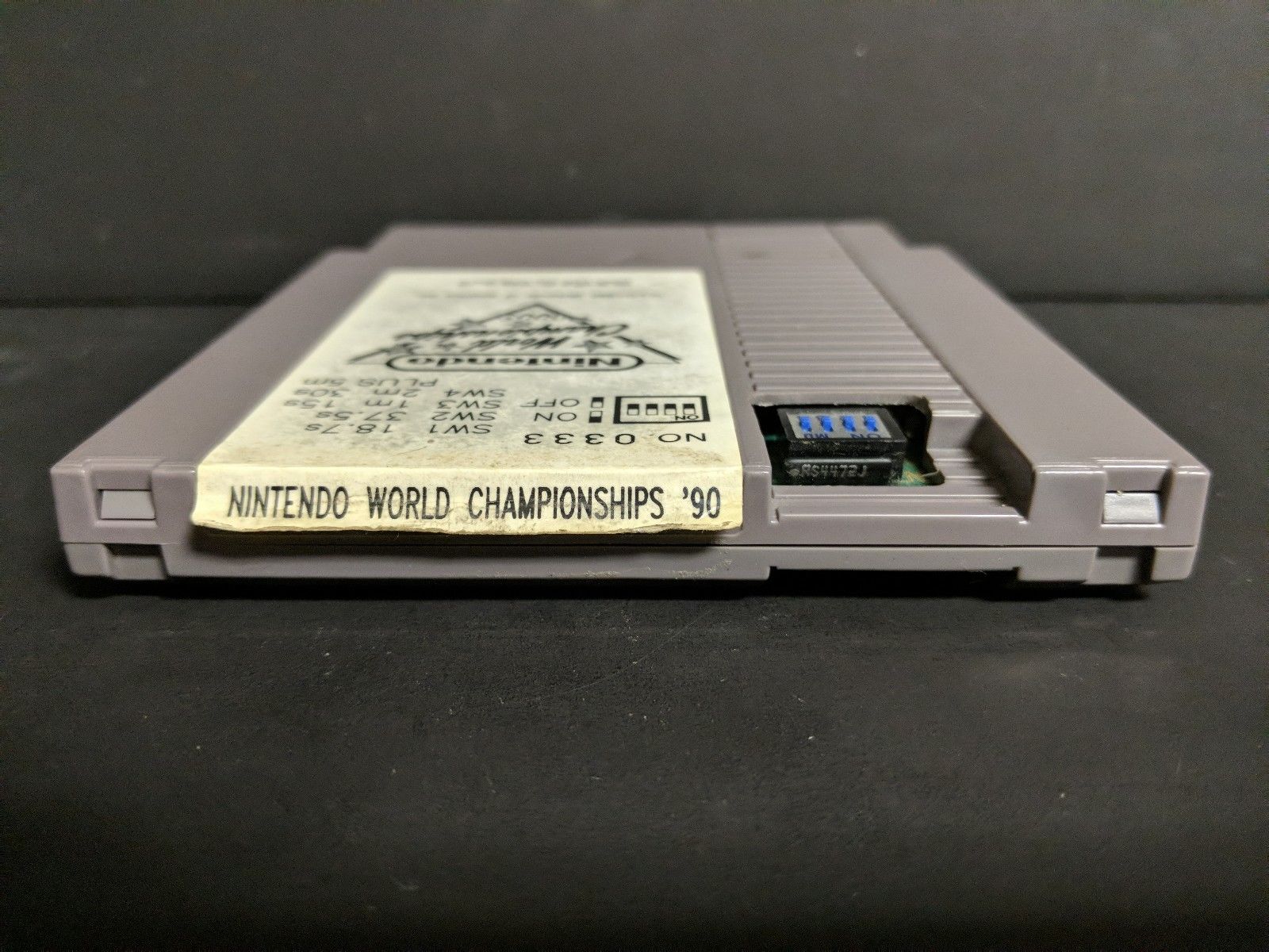 nintendo world championships grey cartridge